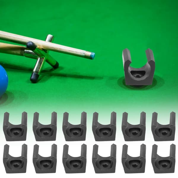 10 stk. Billardkøholder i plast Mini bærbar organizer til fiskestang (Medium)