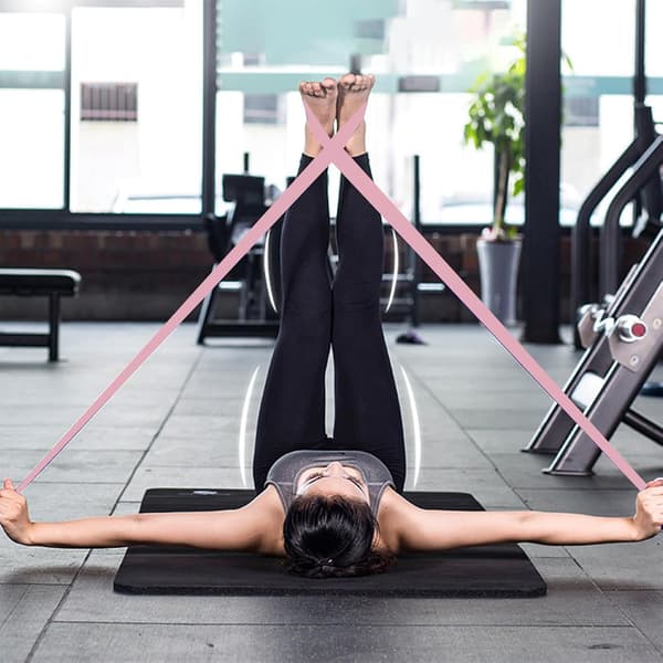 4-delt yogasæt til kvinder, bærbart fitnessudstyr, pilates-tilbehør, til rejser, studie, efter fødsel, graviditet