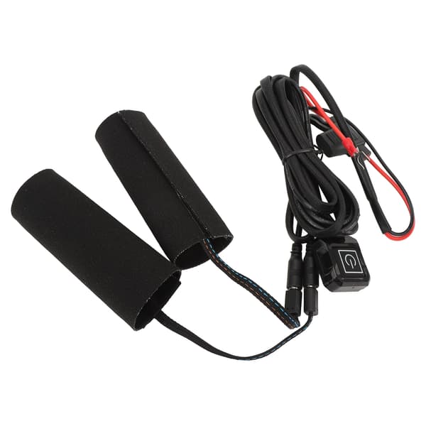 Opvarmet motorcykelgrebsovertræk 12V IP67 3 temperaturniveauer Velcro