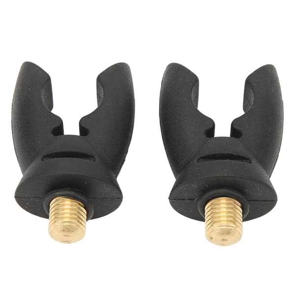 2 st silikonfiskespöhållarhuvud, U-form, halkfritt, justerbar 1 cm gänga, 30 mm diameter
