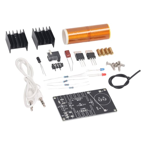 DIY Mini Tesla Coil Musikkit 15W Plasmahu00f6gtalare Svetsningsprojekt Gu00e5va