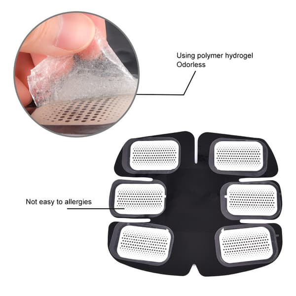 Gelblade til EMS Abdominal ABS Træner Muskelstimulator Massager Plaster Erstatning