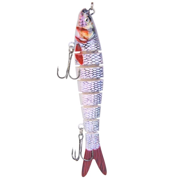 10 cm konstgjort fiskedrag med #3 krok, sjunkande wobblers
