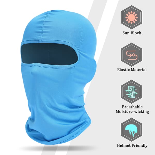 Helansiktscykelmössa, elastisk bandana, absorberande, andningsbar, solskydd, vindtät