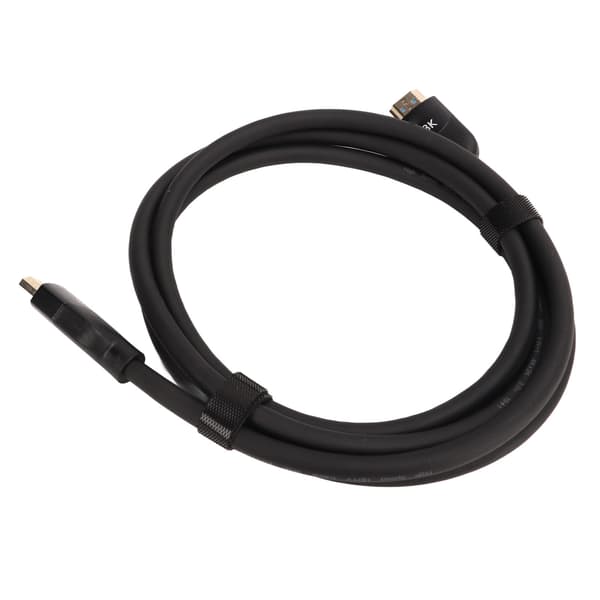 HDMI 2.1 Videokabel 3m Svart PVC Höghastighet Stöder 8K 4K för TV Monitor Konsol PC