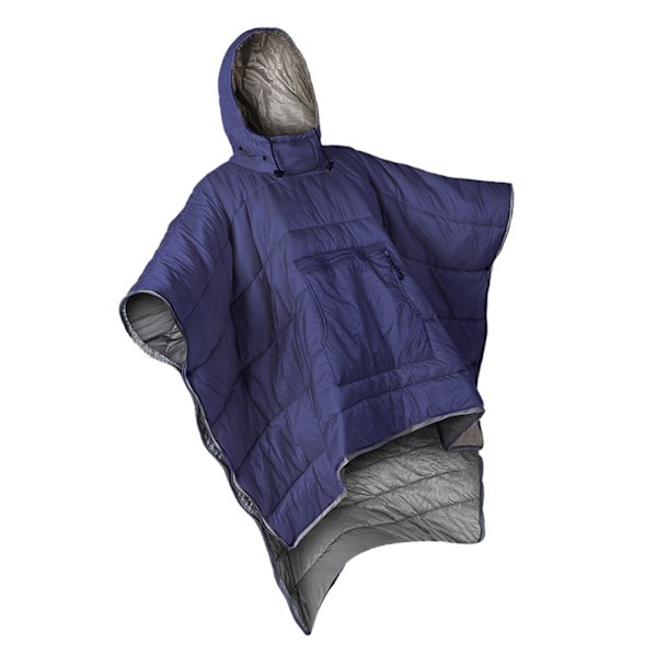Varm Vintersovepose, Poncho-stil Kappe, for Utendørs Camping