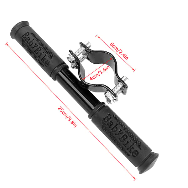 Børne-styr til løbehjul med behageligt greb, justerbart skateboardtilbehør 23/25 cm