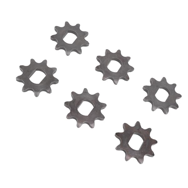6PCS 420 Stål 9T Framdrev med 12x17mm Innerdiameter för 420 Kedja