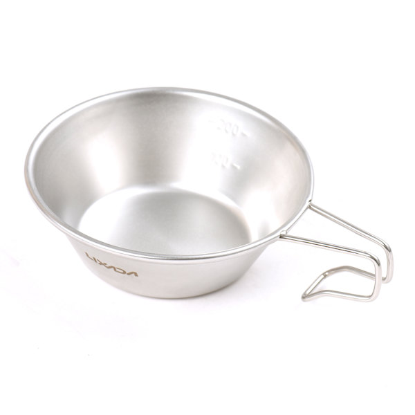 Sierra rustfri stål 200 ml kop med mål til camping og backpacking
