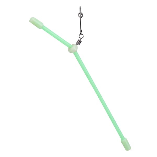 5 st hållbara små PVC-rörformade balanskopplingar för fiske, 12 cm, fluorescerande effektstil