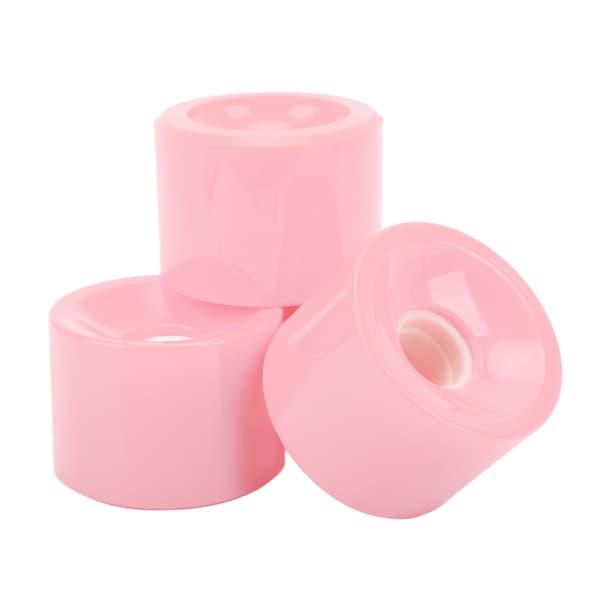4 st PU 78A Scooterhjul Slitstarka Sprickfria Starkt Grepp Säker Balans Rosa