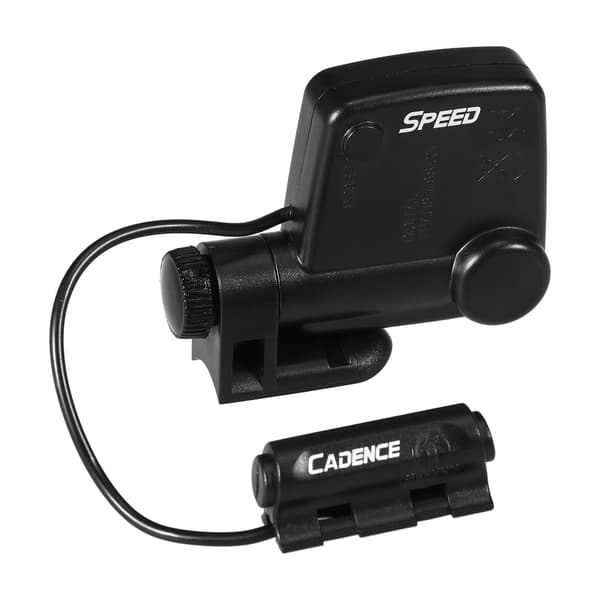 Trådløs cykelcomputer med kadence, IP65-klassificering, stor 2,5\" LCD-skærm og baggrundsbelysning.