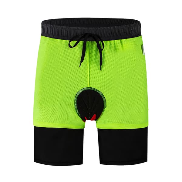 Cykelshorts för män med 3D-gelskum och snabbtorkande nätfoder som andas