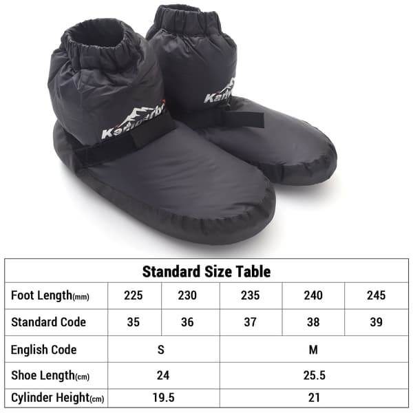 Koselige vanntette vinterdunsko med justerbar snøring for camping og backpacking, unisex