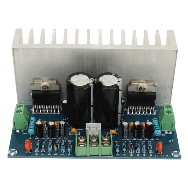 TDA7293 2-kanals 100W+100W effektförstärkarkort, HIFI AV-modul, 12-32V
