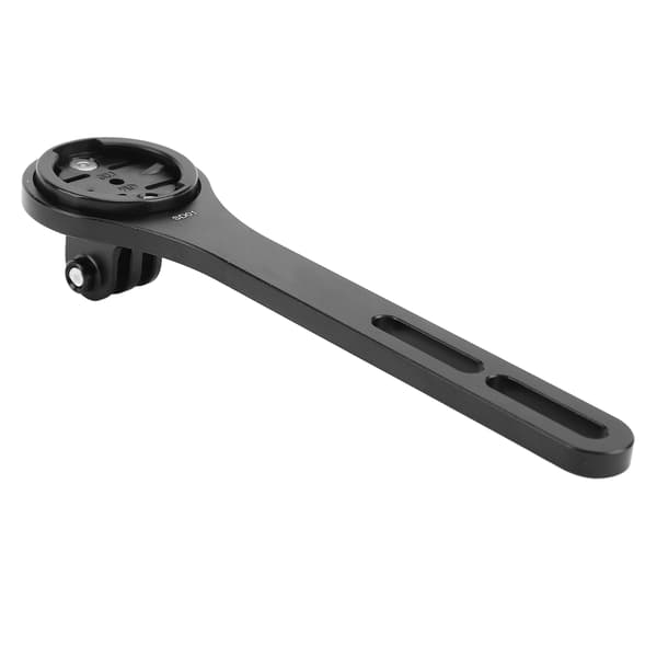 Multifunktionel forlænget cykelcomputerholder i aluminiumslegering med ergonomisk vinkel