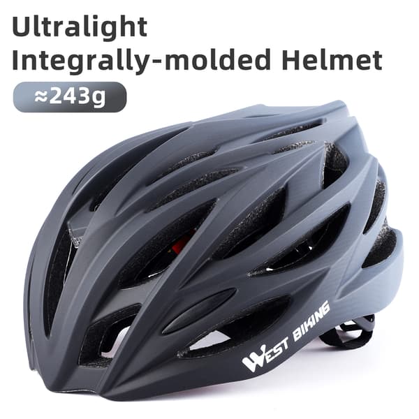 Gradient Ultralight Pustende Sykkelhjelm med Integrert Beskyttelse og Størrelsesjustering
