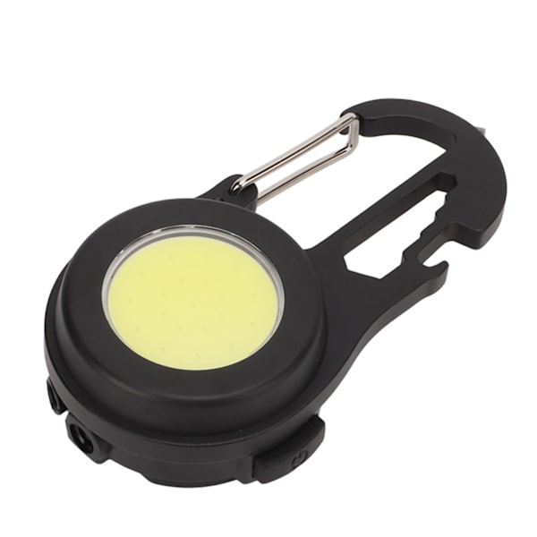 Mini Multifunktionel LED Lommelygte USB Nøglering COB Bærbart Udendørs Arbejdslys