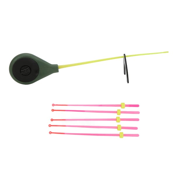 Mini isfiskestangsett med bærbar tupp for vinterfiske 14cm