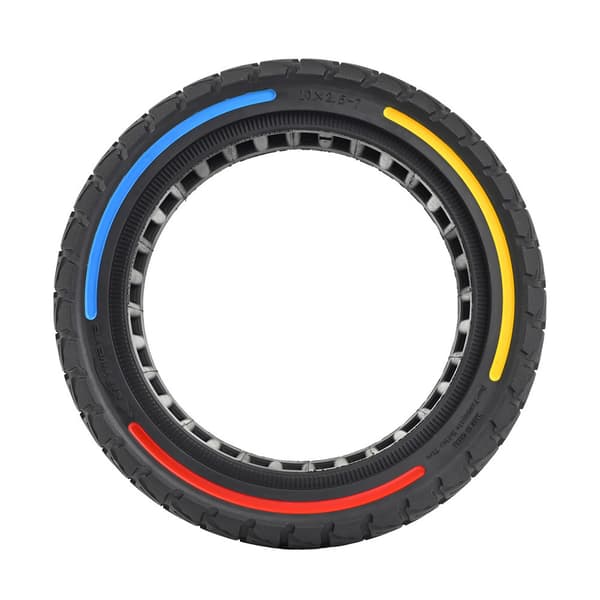 Massivt slanglöst däck 10x2.5-7 bikakeformat för Xiaomi 4/4 Pro elscooter med utmärkt grepp