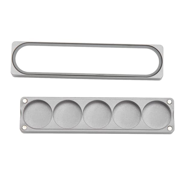 Kölappsförvaringslåda i aluminiumlegering med magnetiskt farväl, 5 hål