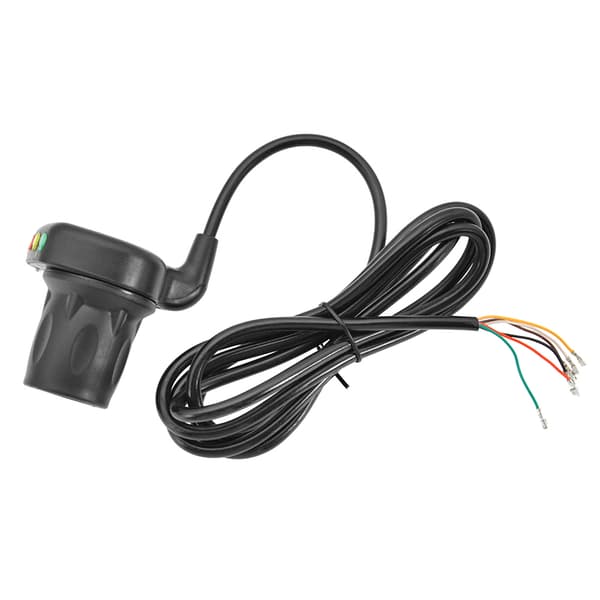 Roterende gasshåndtak med batteriindikator for 36V/48V elektrisk sykkel, hastighetskontroll.