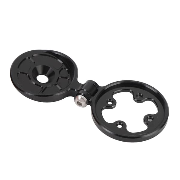Aerodynamisk Cykelcomputerholder med 4 Adaptere til Wahoo Elemnt Edge, Lavet af Aluminiumslegering