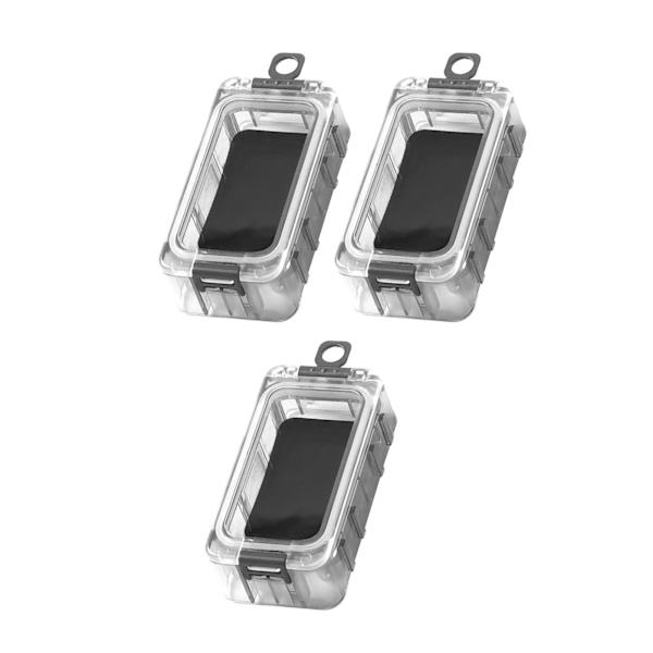 Magnetisk nattlysboks, forseglet for regn, 3 stk