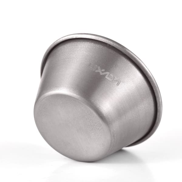 Mini Titanium Vinglas, Letvægt til Camping, Picnics, Sake, Whisky, 9g 15ml