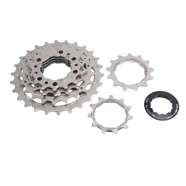 6-gears kassette til Brompton cykelstyr, rustfrit stål og aluminiumslegering