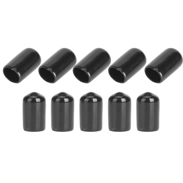 10 st hållbara gummi poolköspetsskydd 12 mm