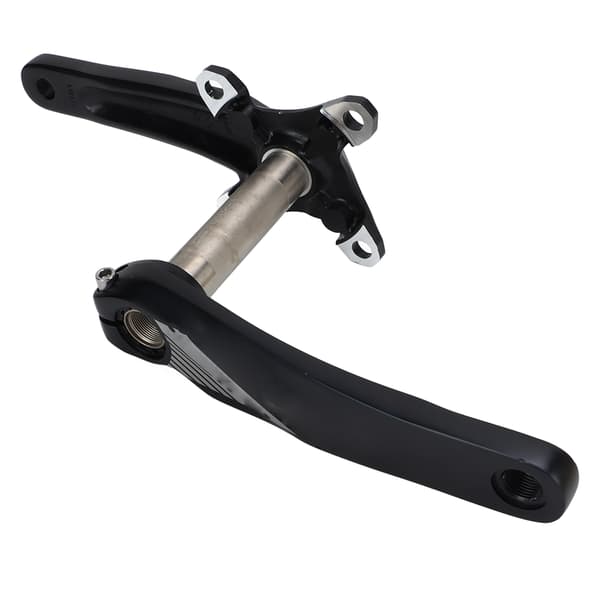 CNC aluminiumslegering mountainbike kranksæt til 8 til 12 gear, sort