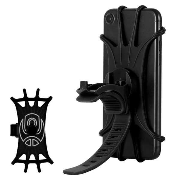 WEST BIKING Silikone Multifunktionel 360° Justerbar Cykeltelefonholder til Styr