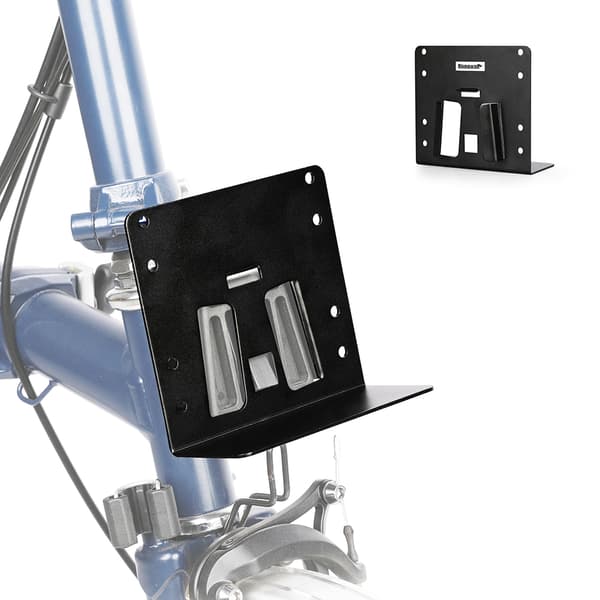 Frontväskaadapter för Brompton hopfällbar cykel Aluminiumlegering Cykelväska Stöd Installationsaccessoar