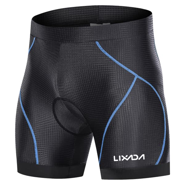 Cykelshorts til mænd med 3D-polstring, åndbare skridsikre kraver
