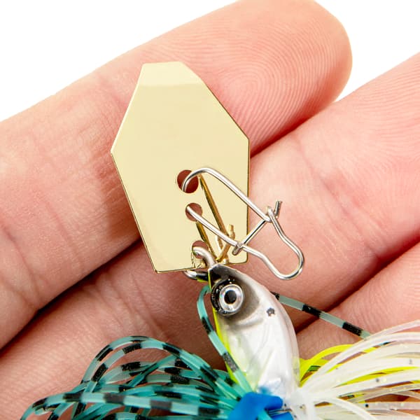 10g Bladed Jig -viehe silikonihameella ja koukulla - Viehe Spinner Bait