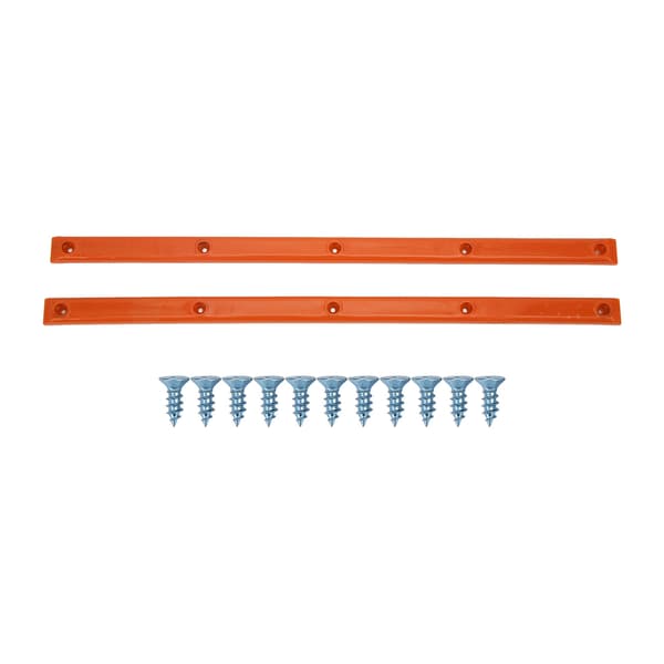 Rail Bones Ribs för Longboard - Slitstarka, Hållbara, Flexibla med en Glansig Orange Yta