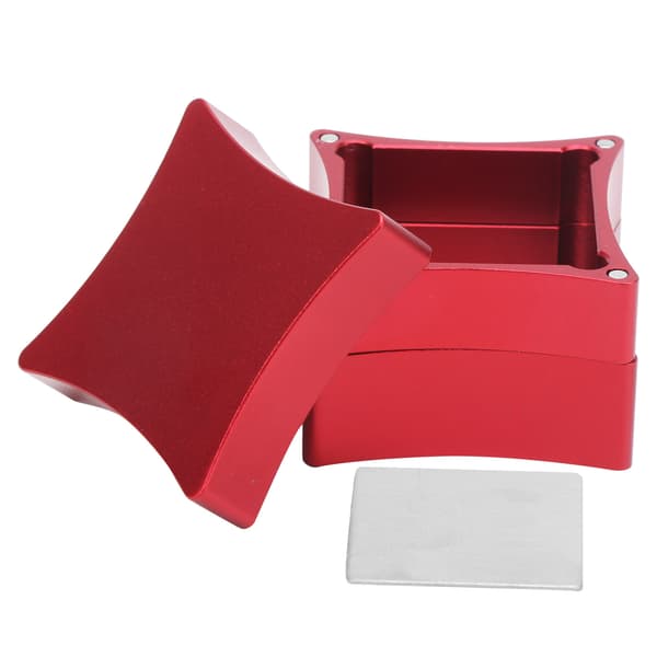 Aluminium Billard Kridtholder med Klips og Tilbehør, Bærbar, Holdbar, Ideel til Pool.