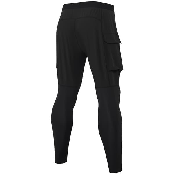 Åndbare, hurtigtørrende leggings til mænd med pose til fitness og træning