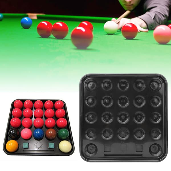 Oppbevaringsbrett for snookerkuler for 22 kuler - Slitesterkt plasttilbehør