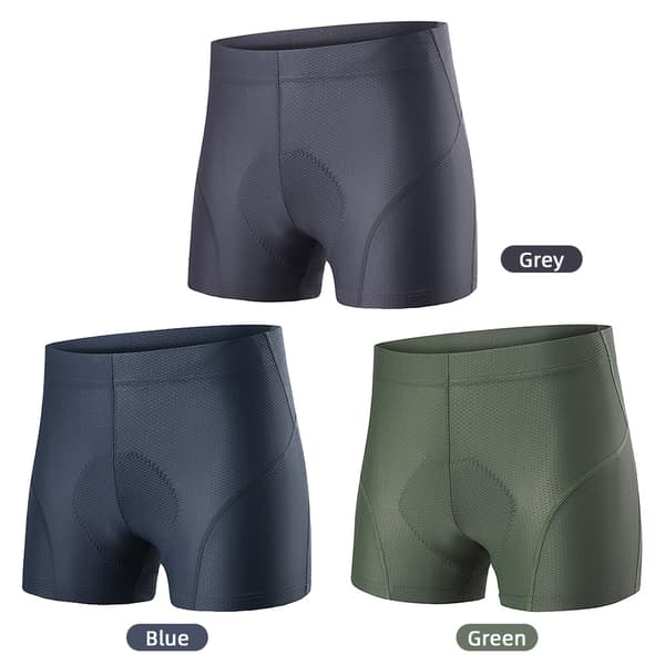 Cykelshorts til mænd med polstring, åndbare, lette, komfortable til mountainbiking og lange distancer