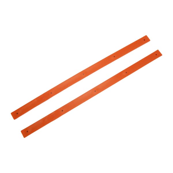 Rail Bones Ribs til Longboard - Slidstærke, Holdbare, Fleksible med en Blank Orange Finish