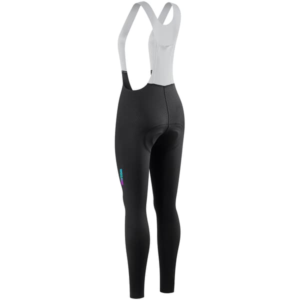 Cykeltights til kvinder med polstring, høj elasticitet, åndbare, reflekterende striber
