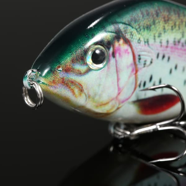 TARUOR 70mm 14,5g synkende agn Crankbait med diskantkroge