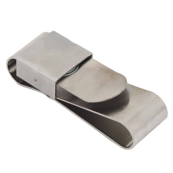 Billardkridtholder med magnet, rustfrit stål, bærbar klips, poolkøtilbehør