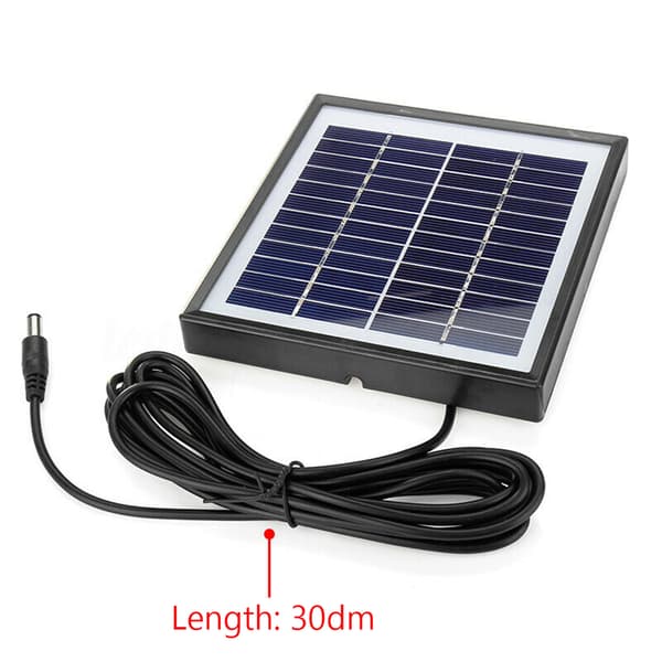 Sunpower 5W 12V Bärbar Högeffektiv Polykristallin Solpanel för Utomhusbruk