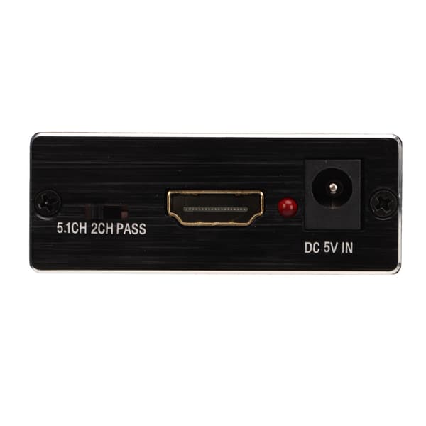 5.1-kanals HD Multimedia Interface Splitter og Konverter, 4K 60FPS Lydudtrækker