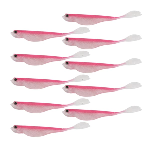 2-pack mjuka fiskedrag i silikon, 12 cm, 66 g, 5 typer