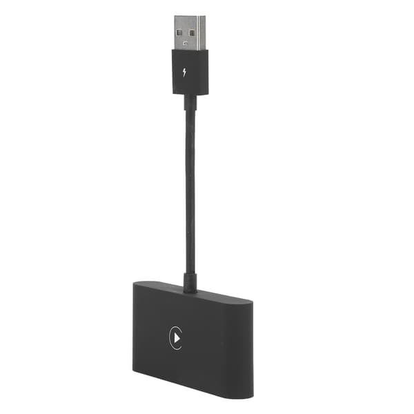 Langaton autoadapteri dongle langallisesta langattomaan autoihin 2016+ iOS 10+ Musta