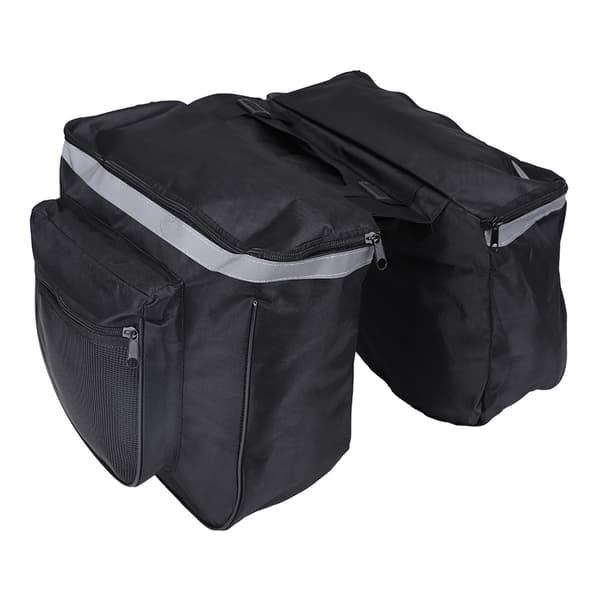 25L Vanntett Sykkelveske med Doble Sider og Refleksstriper